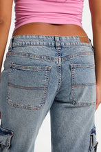 Low Rise D-Ring Cargo Denim Pants thumbnail 9