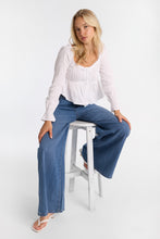 High Rise A-Line Wide Leg Jeans thumbnail 5