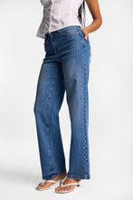 Ella Studded Curvy High Rise Baggy Jeans thumbnail 1