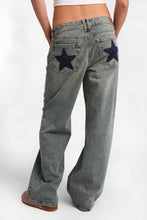 Star Patch Embroidered Chloe Low Rise Baggy Jeans thumbnail 4