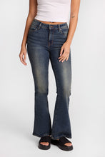 Floral Embroidered Isla High Rise Flare Jeans thumbnail 3