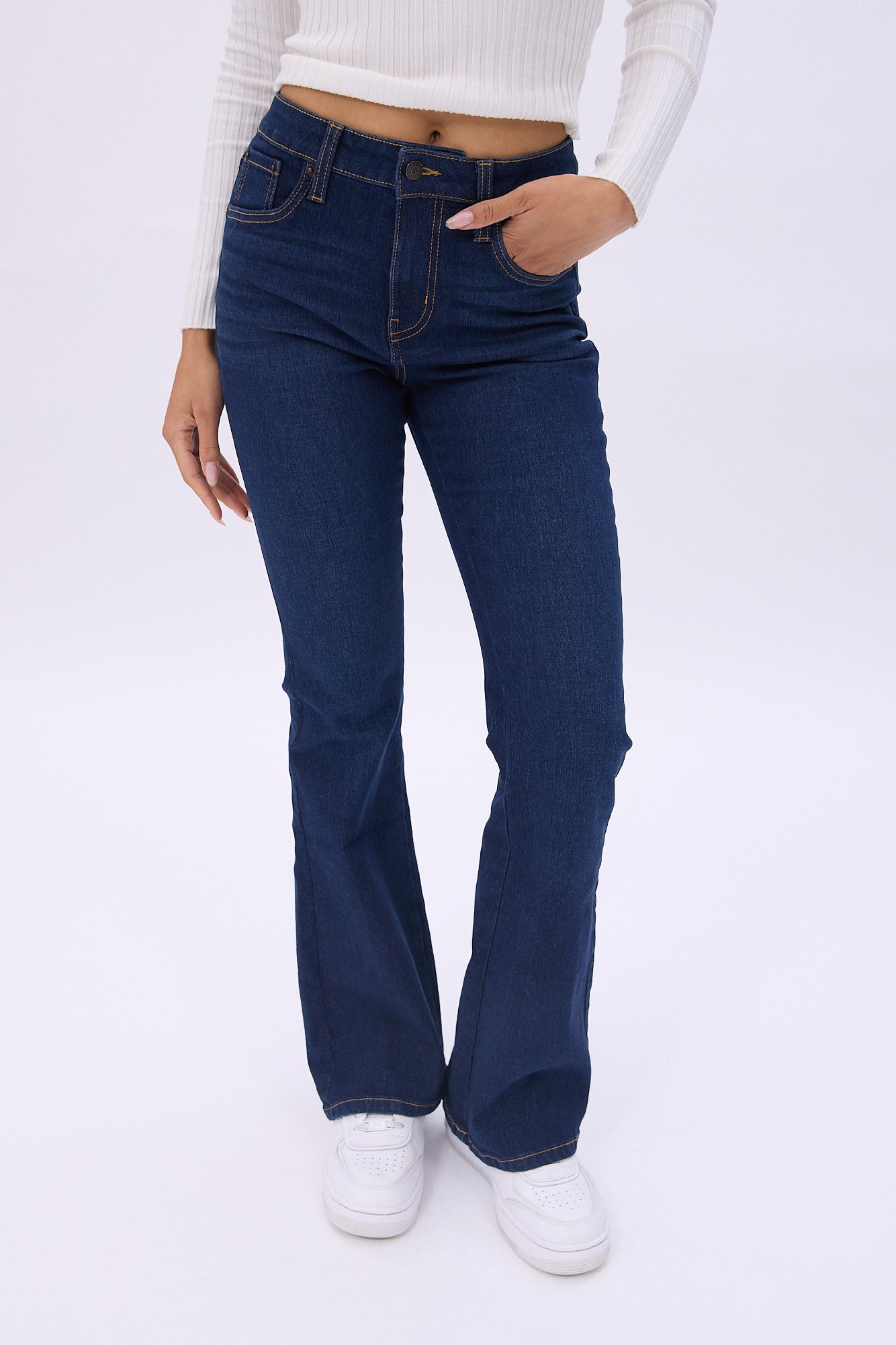 High Rise Flare Jeans