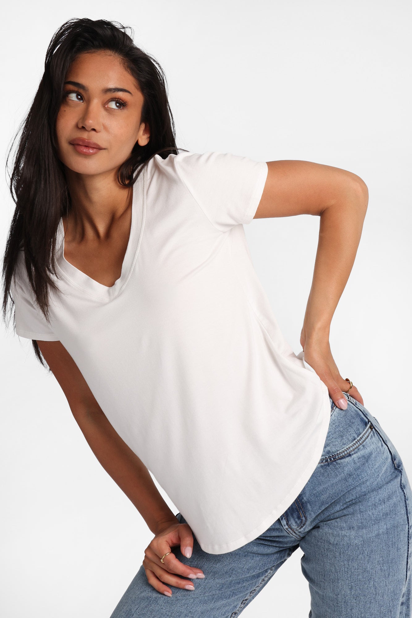 Crew Neck Relaxed Tee