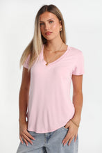 Short Sleeve V-Neck Relaxed Tee thumbnail 17