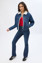 Sherpa-Lined Denim Jacket thumbnail 4