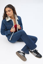 Sherpa-Lined Denim Jacket thumbnail 6