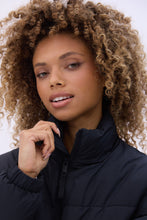 Cropped Mock Neck Puffer Jacket thumbnail 8