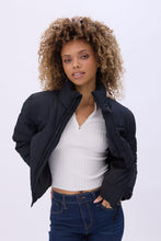 Cropped Mock Neck Puffer Jacket thumbnail 6