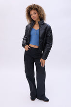 Cropped Mock Neck Puffer Jacket thumbnail 10