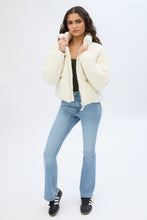 Cropped Mock Neck Puffer Jacket thumbnail 15