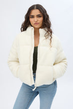 Cropped Mock Neck Puffer Jacket thumbnail 13