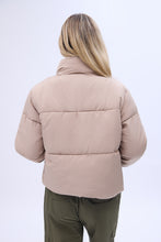 Cropped Mock Neck Puffer Jacket thumbnail 3