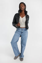 Mock Neck Cropped Puffer Jacket thumbnail 5