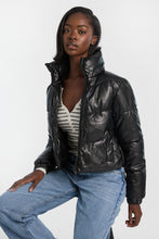 Mock Neck Cropped Puffer Jacket thumbnail 4