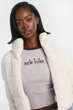 Mock Neck Cropped Puffer Jacket thumbnail 15