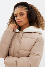 Sherpa-Lined Hooded Puffer Jacket thumbnail 11