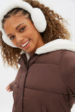 Sherpa-Lined Hooded Puffer Jacket thumbnail 15