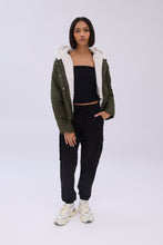 Cropped Hooded Puffer Jacket thumbnail 14