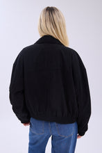 Corduroy Oversized Cargo Bomber Jacket thumbnail 8