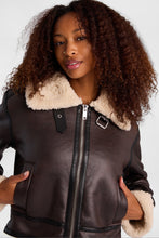 Faux-Suede Jacket With Faux-Shearling Collar thumbnail 3