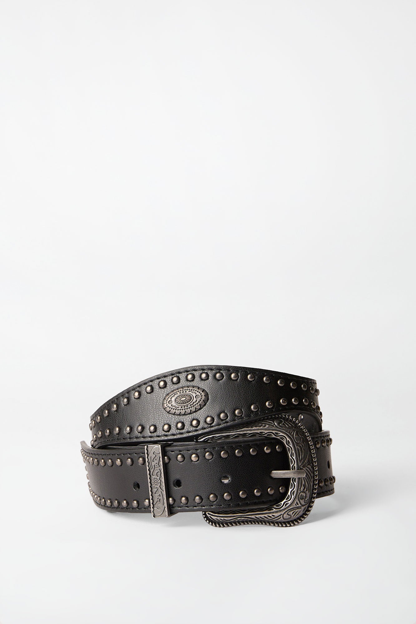 Ceinture ondulée cloutée
