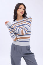 Ribbed Knit Crew Neck Sweater thumbnail 10