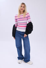 Ribbed Knit Crew Neck Sweater thumbnail 18