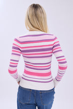 Ribbed Knit Crew Neck Sweater thumbnail 20