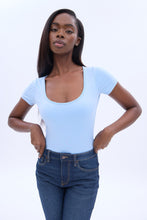 Short Sleeve Scoop Neck Bodysuit thumbnail 1