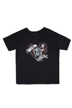 The Nightmare Before Christmas Love Never Dies Graphic Oversized Tee thumbnail 1