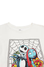 The Nightmare Before Christmas The Lovers Graphic Oversized Tee thumbnail 2