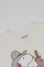 T-shirt décontracté imprime? graphique Peanuts Snoopy And Woodstock Lone Star State thumbnail 2