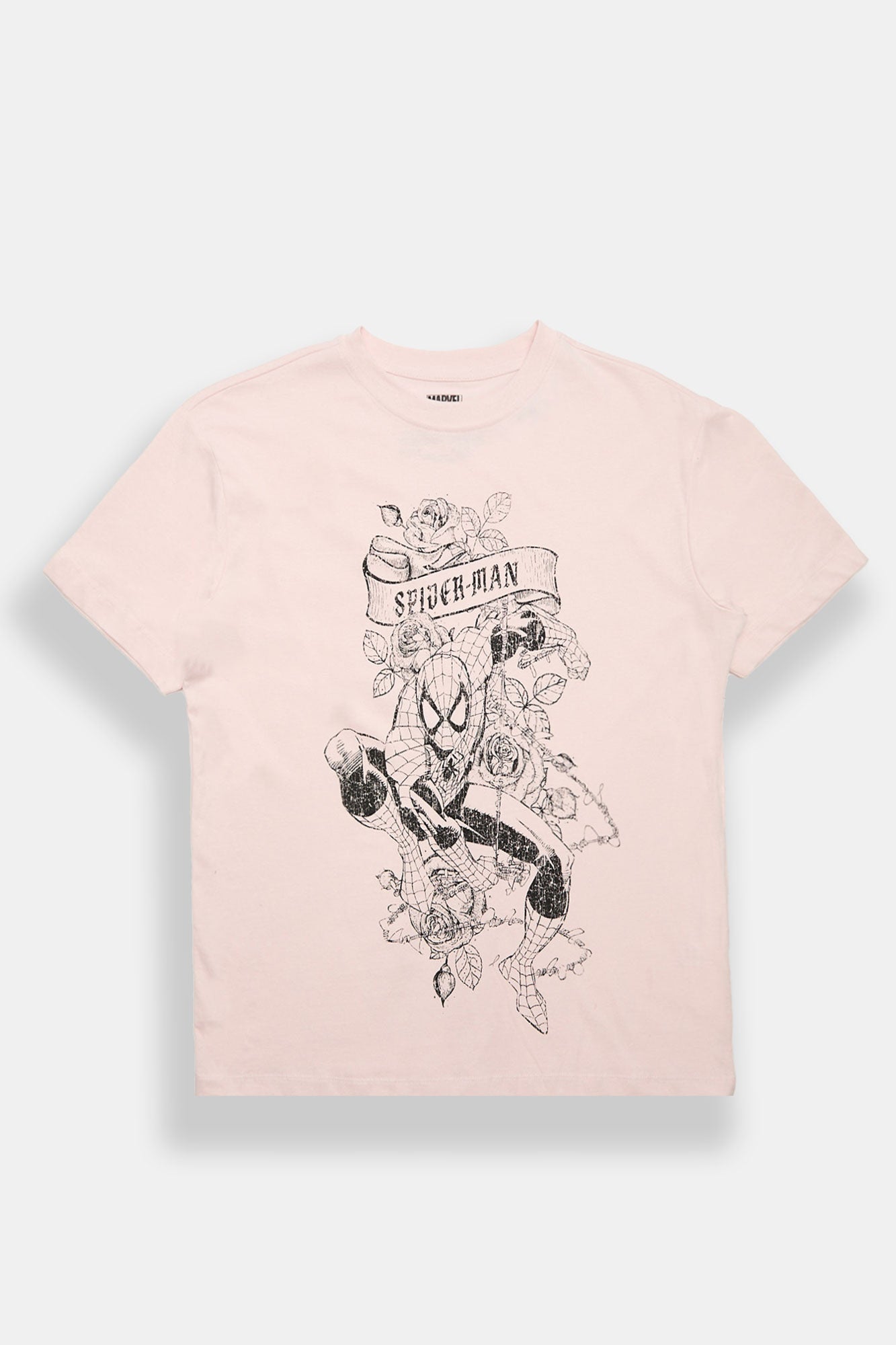 Spider-Man Roses Graphic Boyfriend Tee
