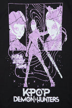 KPop Demon Hunters Mira Zoey Rumi Graphic Boyfriend Tee thumbnail 2