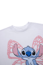 T-shirt classique imprimé graphique Stitch Butterfly thumbnail 2