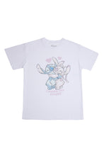 T-shirt classique imprimé graphique Stitch calin thumbnail 1