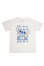 T-shirt classique imprimé graphique Stitch thumbnail 1