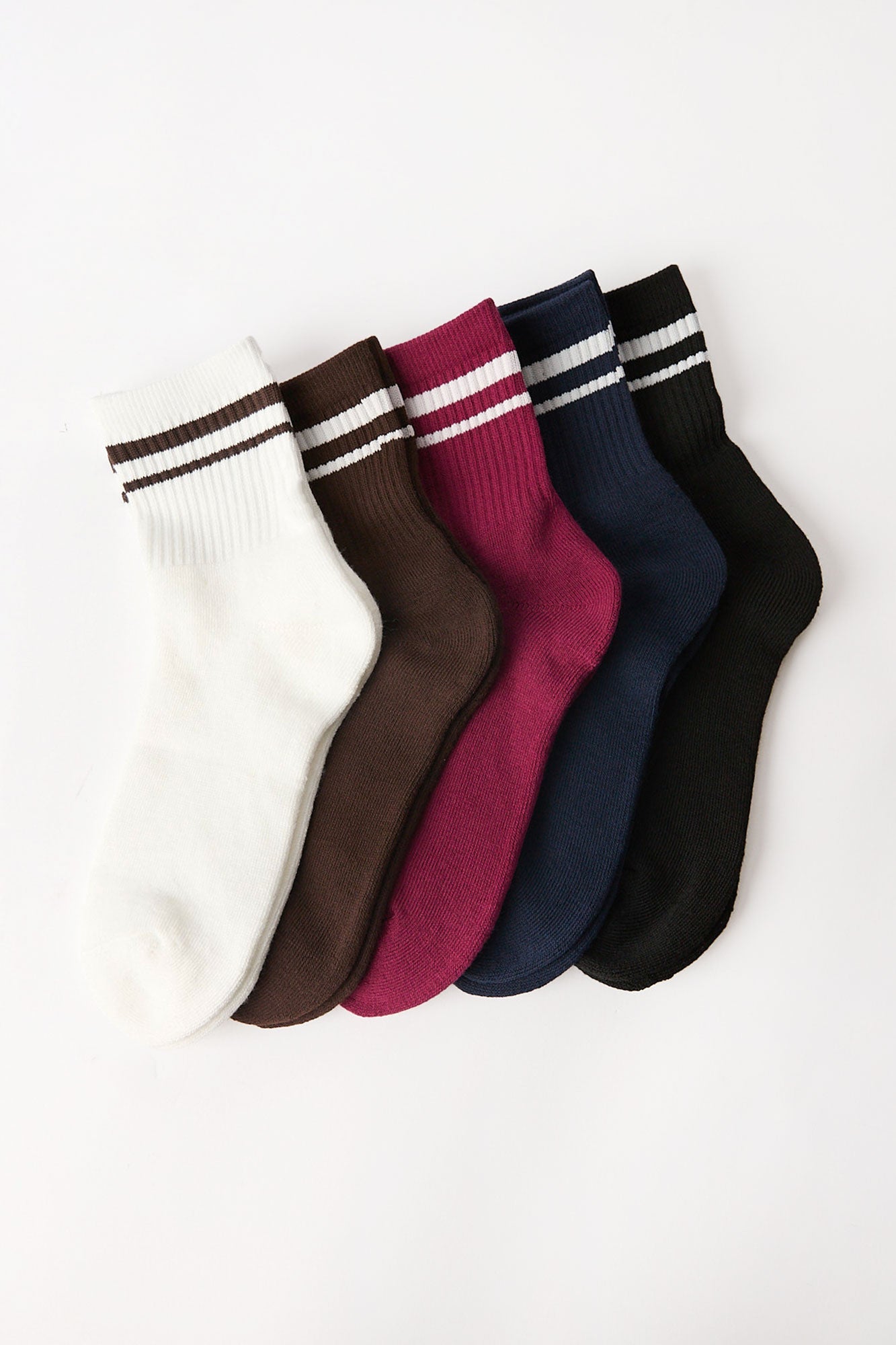 Athletic Crew Socks 5-Pack