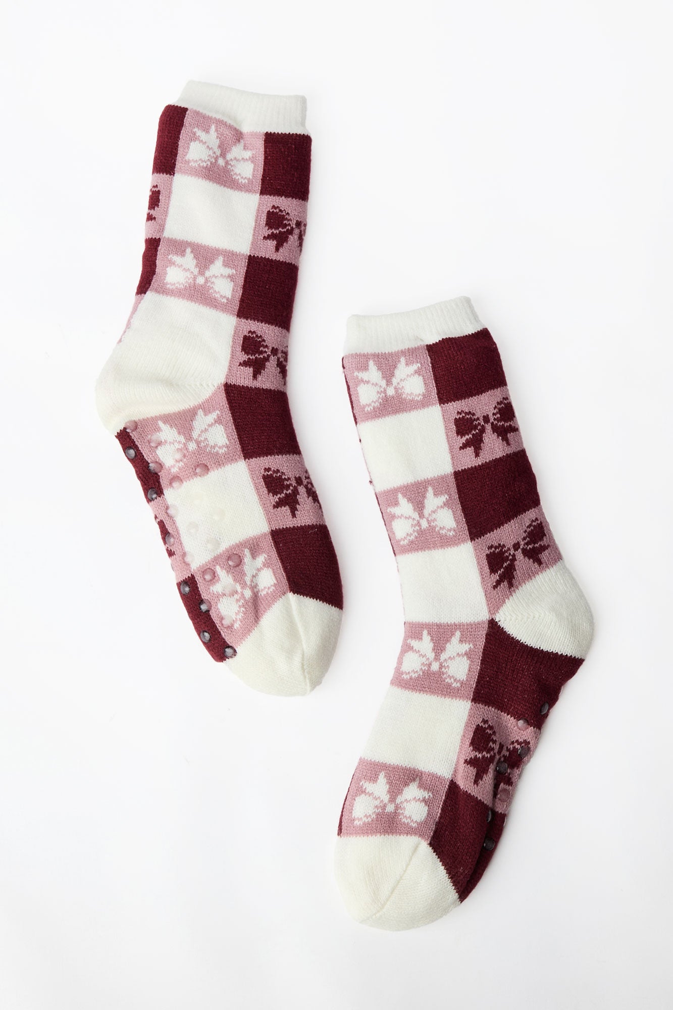 Holiday Graphic Slipper Socks