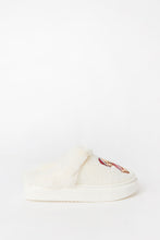 Holiday Bear Faux-Shearling Scuff Plush Slippers thumbnail 2