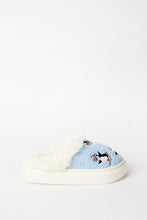 Penguin Holiday Faux-Shearling Scuff Plush Slippers thumbnail 2