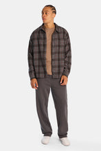 Plaid Button-Up Relaxed Shirt thumbnail 4