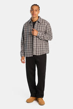 Plaid Button-Up Relaxed Shirt thumbnail 4