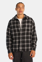 Plaid Button-Up Relaxed Shirt thumbnail 1