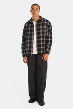 Plaid Button-Up Relaxed Shirt thumbnail 4
