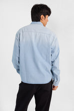 Chemise en denim à manches longues décontractée boutonnée thumbnail 7