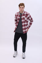 North Western 2 Pocket Plaid Flannel Overshirt thumbnail 4