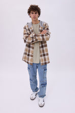 North Western Hooded Plaid Flannel Overshirt thumbnail 4