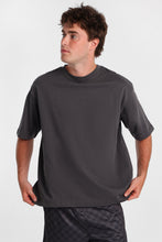 Heavy-Weight Knit Crew Neck Oversized Tee thumbnail 6
