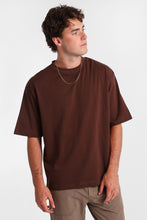 Heavy-Weight Knit Crew Neck Oversized Tee thumbnail 1
